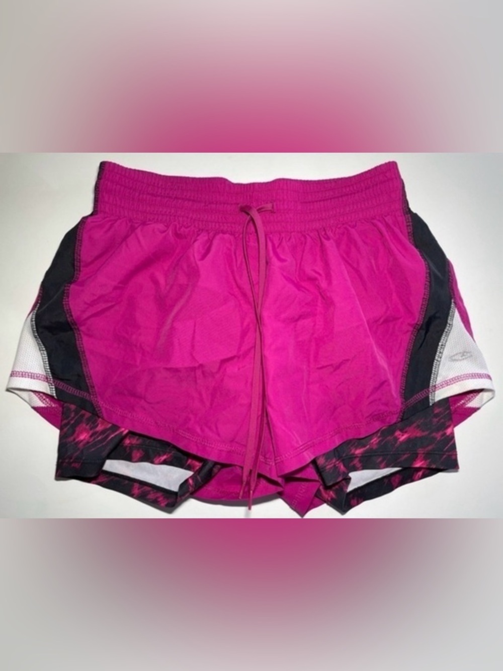 💛Champion Athletic Shorts Hot Pink Black S